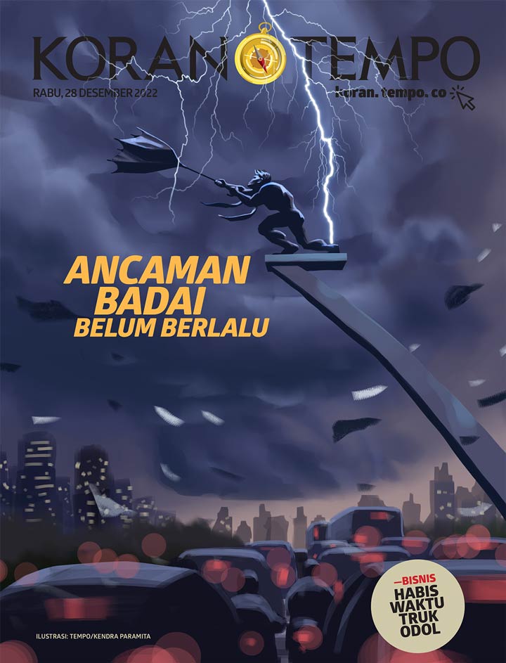 Cover Koran Tempo - Edisi 2022-12-28 -- Ancaman Badai Belum Berlalu