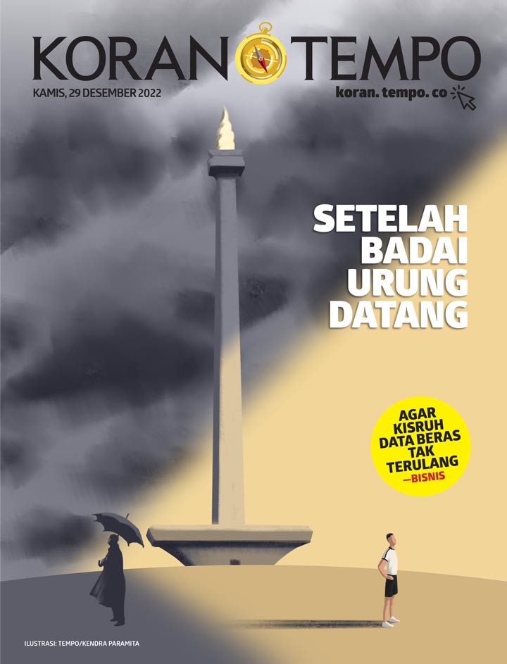 Cover Koran Tempo - Edisi 2022-12-29 -- Setelah Badai Urung Datang