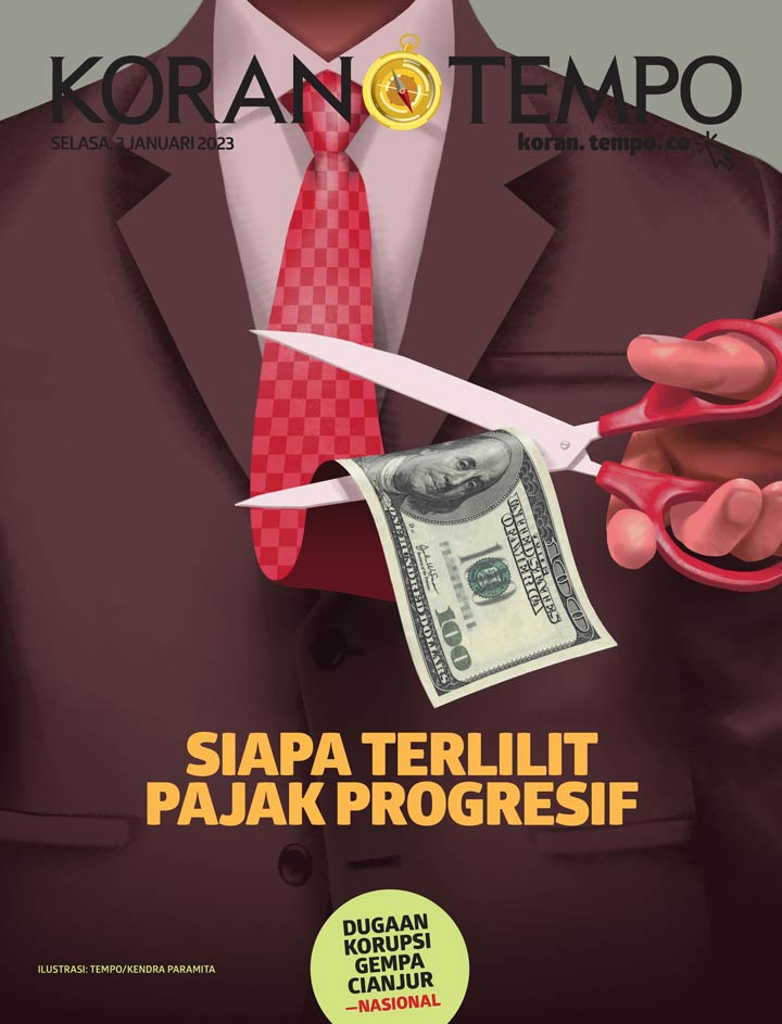 Cover Koran Tempo - Edisi 2023-01-03 -- Siapa Terlilit Pajak Progresif