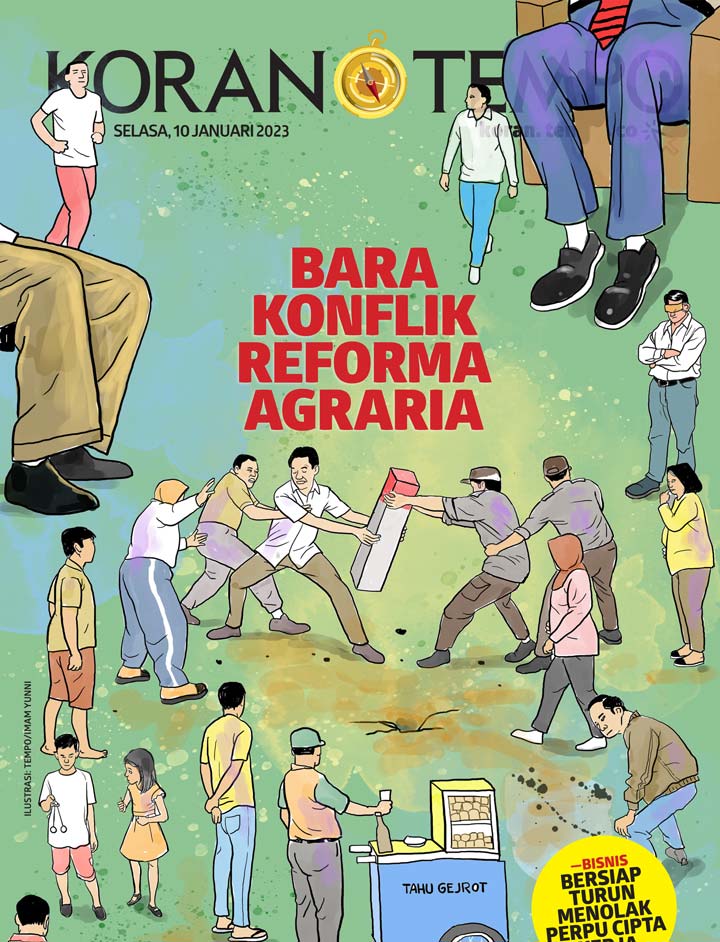 Cover Koran Tempo - Edisi 2023-01-10 -- Bara Konflik Reforma Agraria