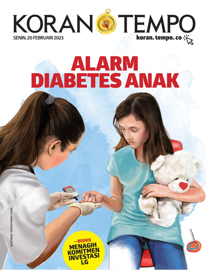 Cover Koran Tempo - Edisi 2023-02-20 -- Alarm Diabetes Anak