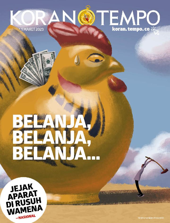 Cover Koran Tempo - Edisi 2023-03-01 -- Belanja, Belanja, Belanja...
