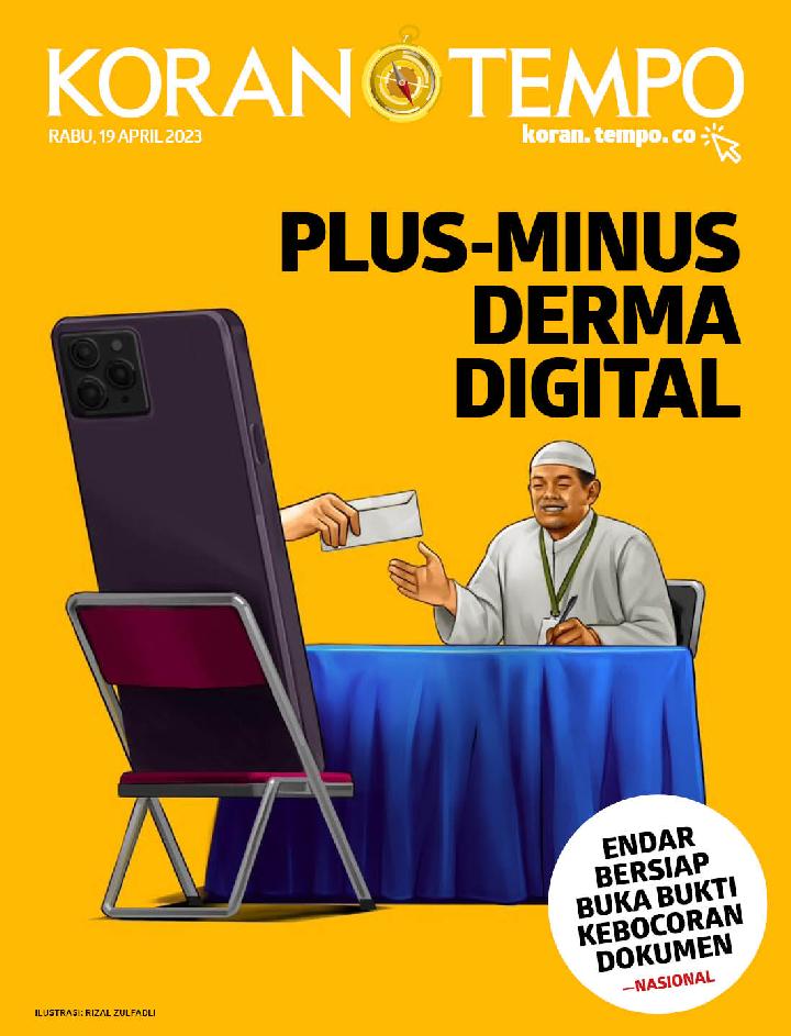 Cover Koran Tempo - Edisi 2023-04-19 -- Plus-Minus Derma Digital