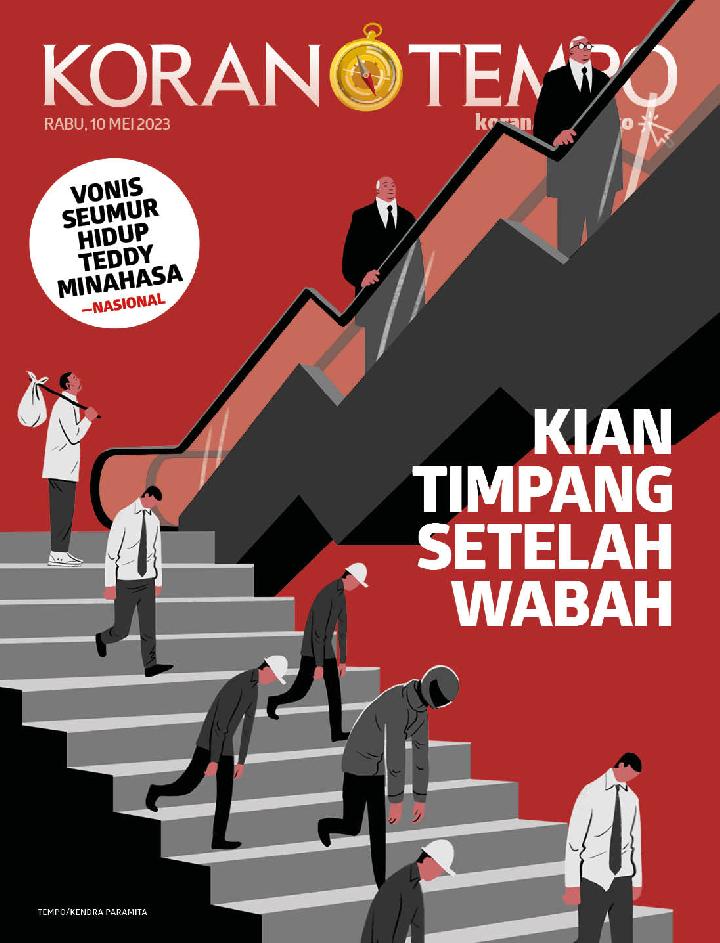 Cover Koran Tempo - Edisi 2023-05-10 --  Kian Timpang Setelah Wabah