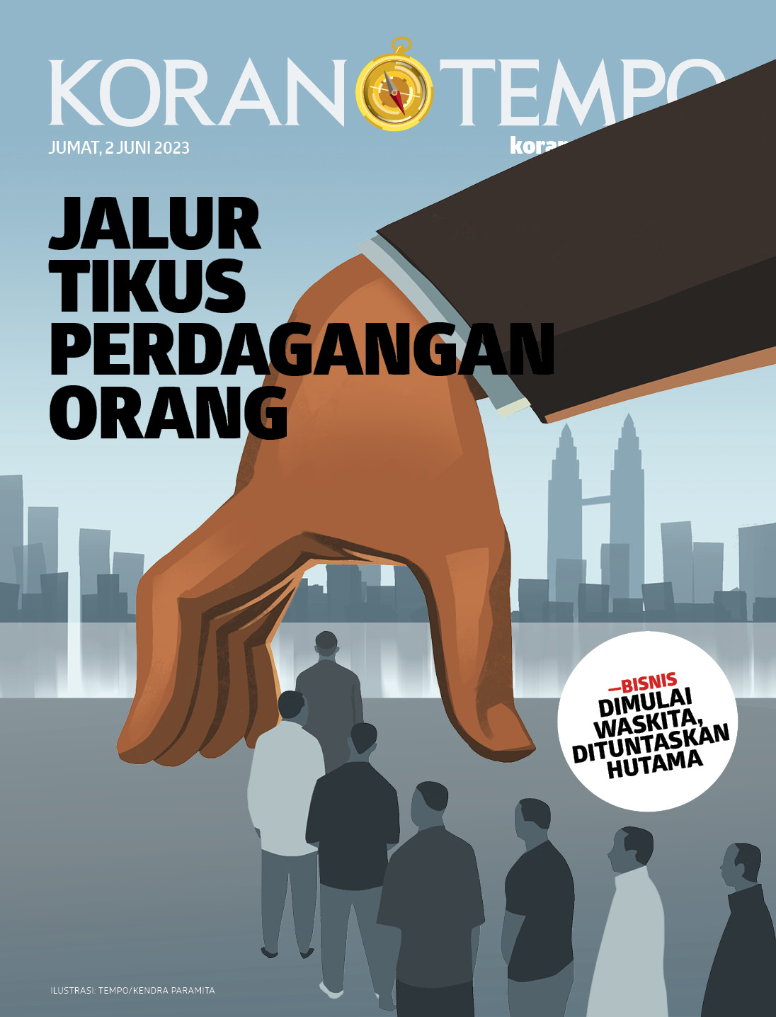 Cover Koran Tempo - Edisi 2023-06-02 -- Jalur Tikus Perdagangan Orang