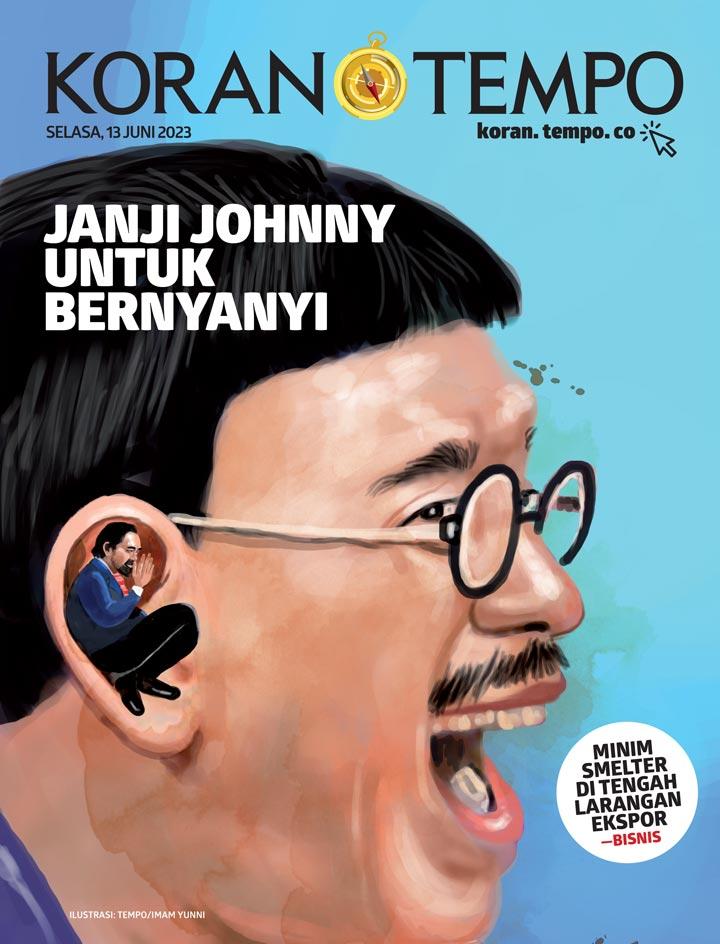 Cover Koran Tempo - Edisi 2023-06-13 -- Janji Johnny untuk Bernyanyi