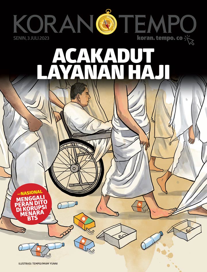 Cover Koran Tempo - Edisi 2023-07-03 -- Acakadut Layanan Haji