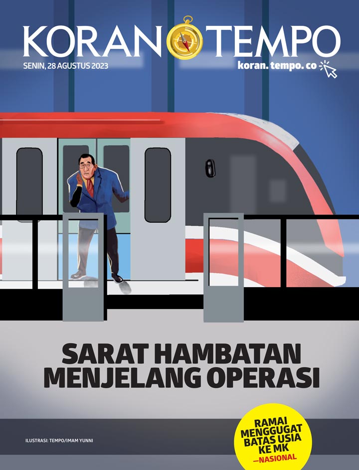Cover Koran Tempo - Edisi 2023-08-28 -- Sarat Hambatan Menjelang Operasi