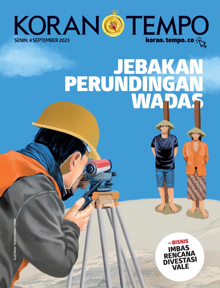 Cover Koran Tempo - Edisi 2023-09-04 -- Jebakan Perundingan Wadas