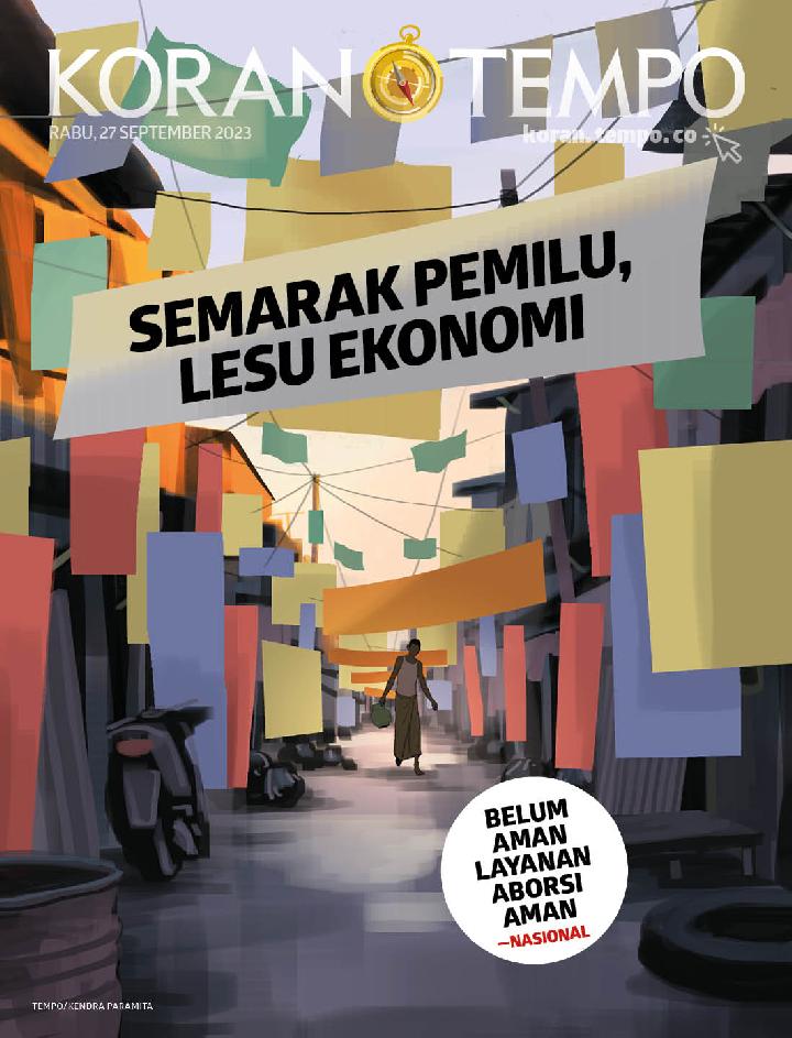 Cover Koran Tempo - Edisi 2023-09-27 -- Pesta Demokrasi Lesu Ekonomi