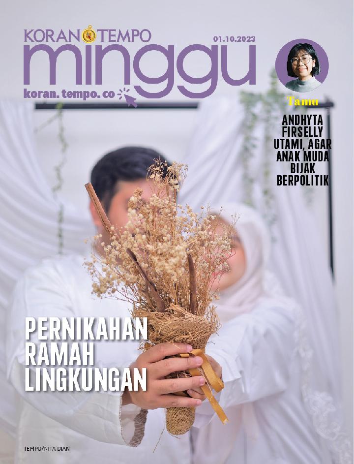Cover Koran Tempo - Edisi 2023-10-01 -- Pernikahan Ramah Lingkungan