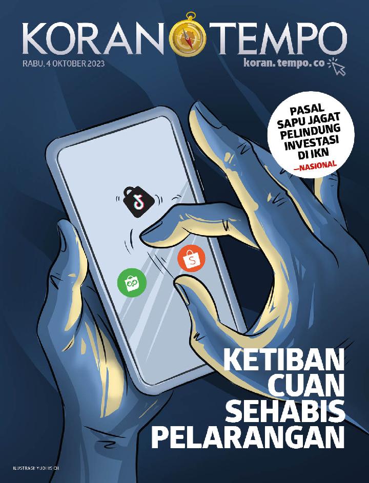 Cover Koran Tempo - Edisi 2023-10-04 -- Ketiban Cuan Sehabis Pelarangan