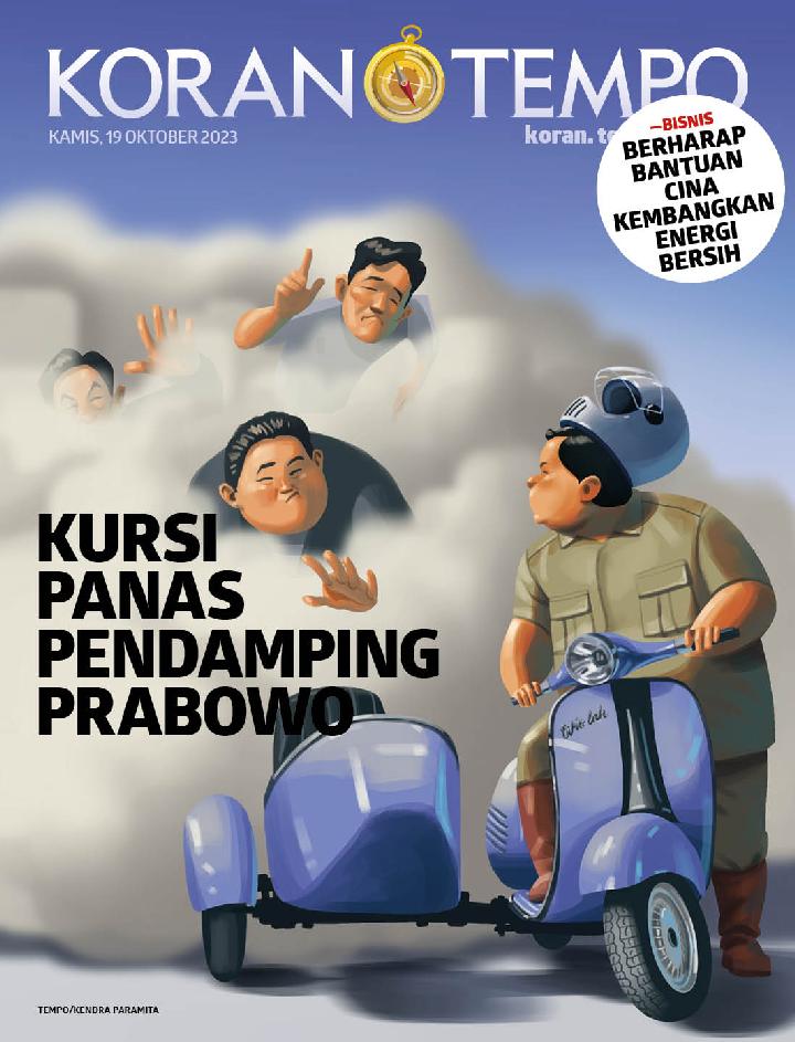 Cover Koran Tempo - Edisi 2023-10-19-- Kursi Panas Pendamping Prabowo