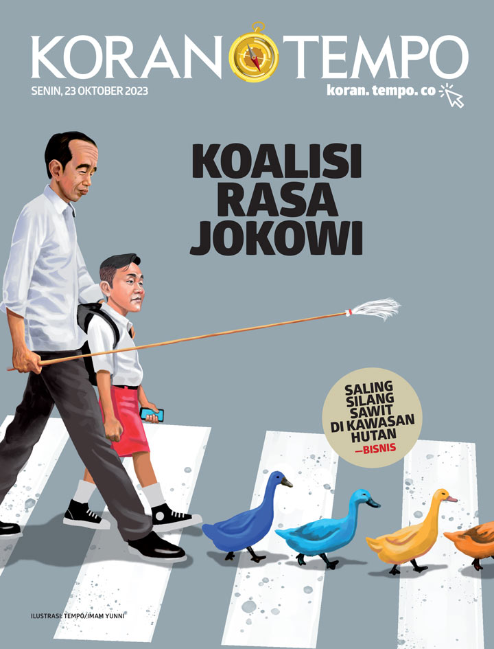 Cover Koran Tempo - Edisi 2023-10-23 -- Koalisi Rasa Jokowi