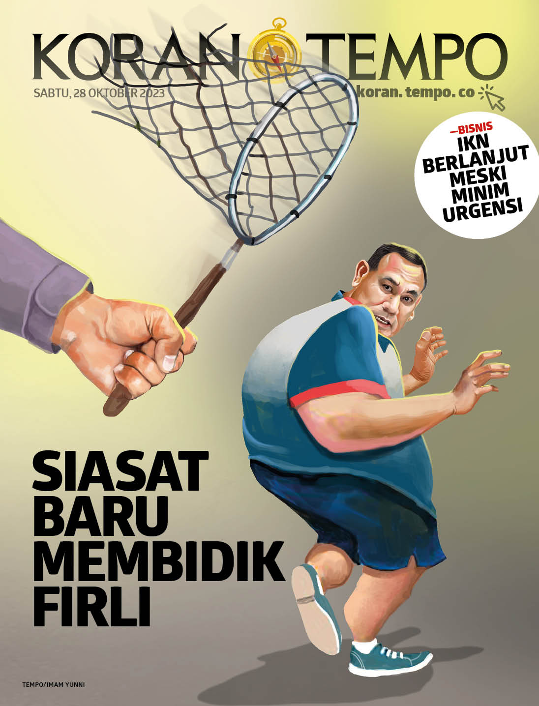 Cover Koran Tempo - Edisi 2023-10-28 -- Siasat Baru Membidik Firli