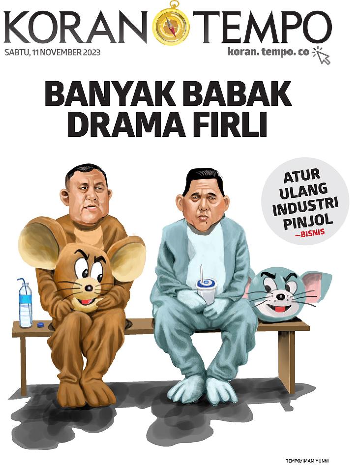 Cover Koran Tempo - Edisi 2023-11-11 -- Banyak Babak Drama Firli
