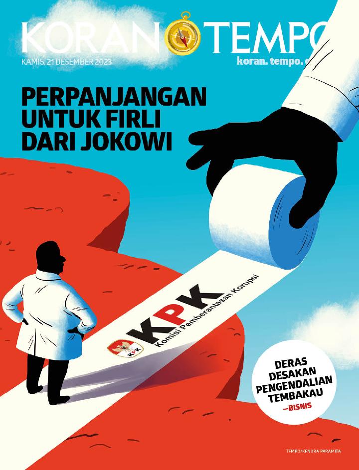 Cover Koran Tempo - Edisi 2023-12-21 -- Perpanjangan untuk Firli dari Jokowi
