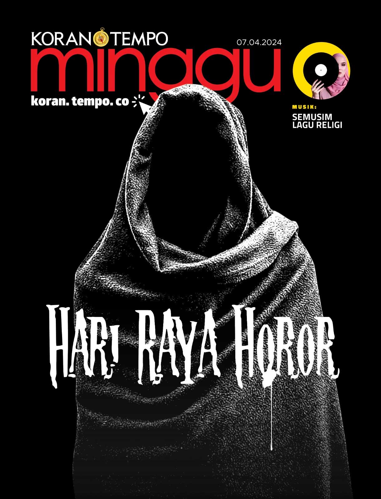 Cover Koran Tempo - Hari Raya Horor
