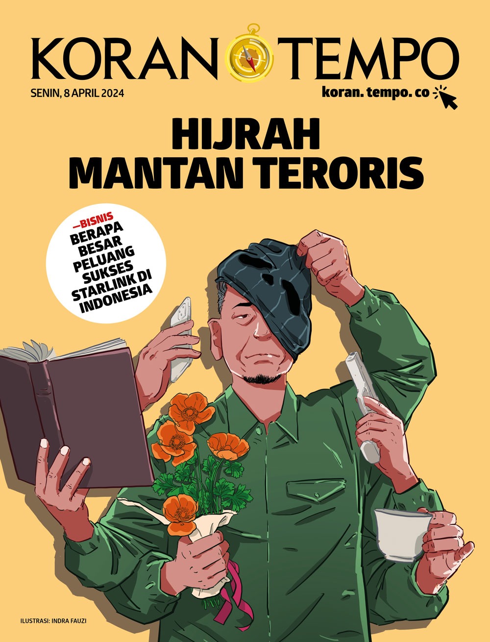 Cover Koran Tempo - Hijrah Mantan Teroris