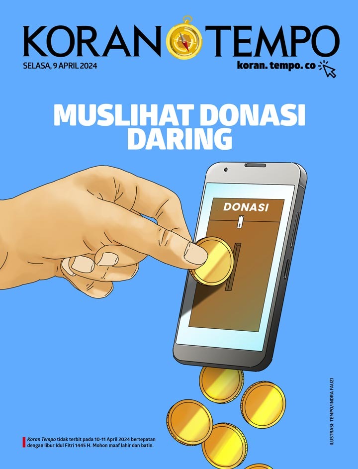 Cover Koran Tempo - Muslihat Donasi Daring