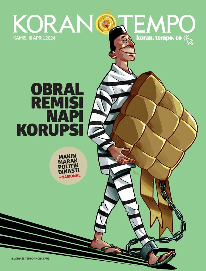 Cover Koran Tempo - Obral Remisi Narapidana Korupsi
