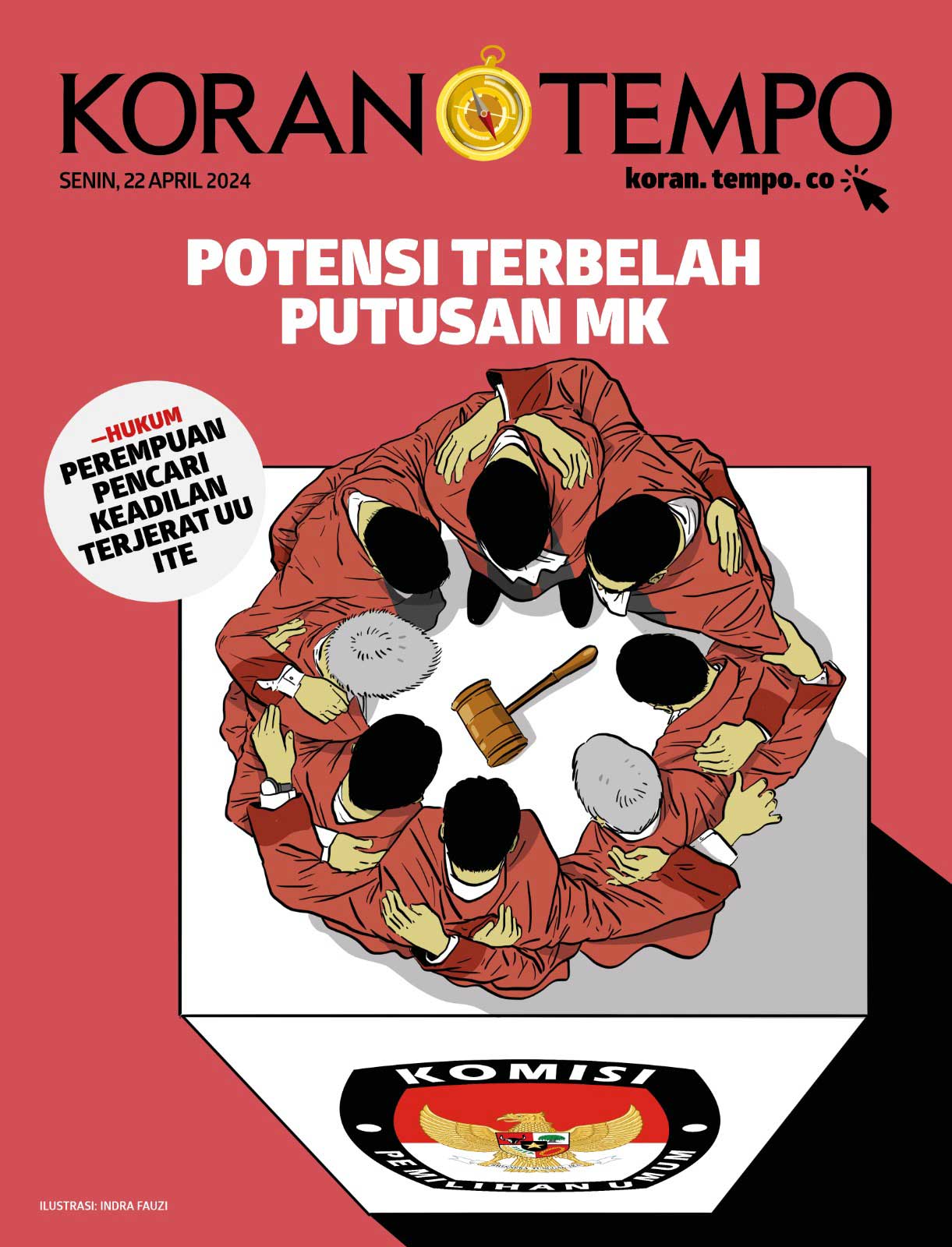 Cover Koran Tempo - Putusan Sengketa Pilpres