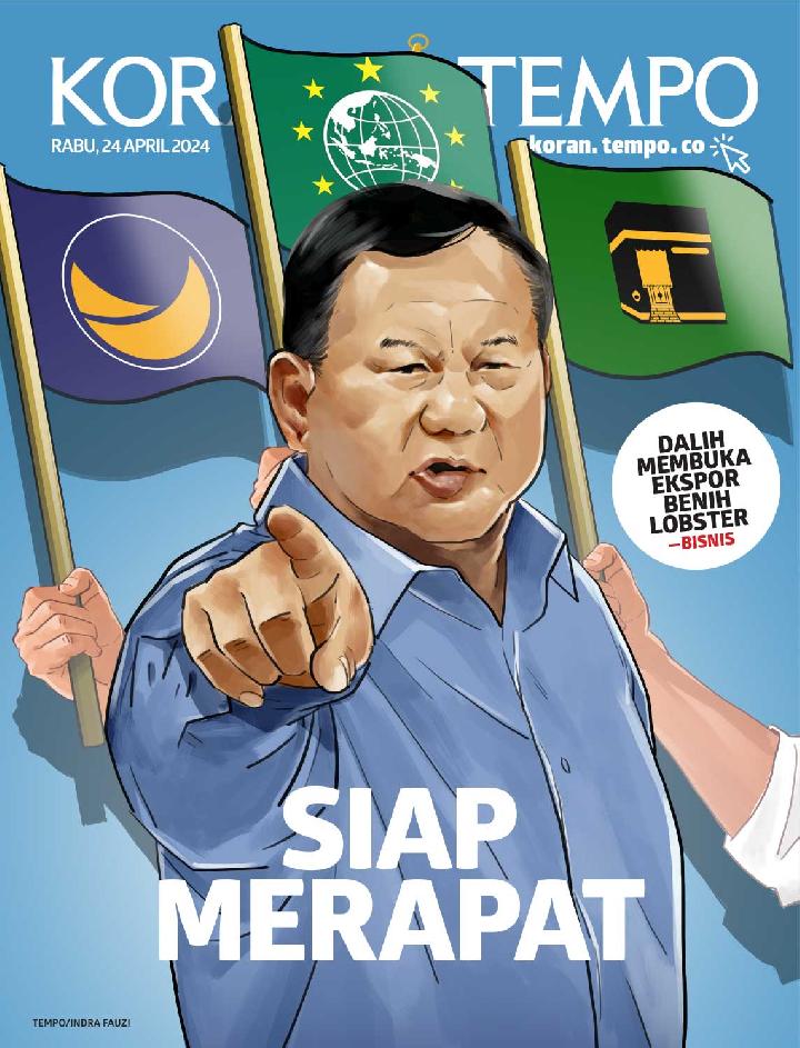 Cover Koran Tempo - Siap Merapat: Koalisi Partai Setelah Sengketa