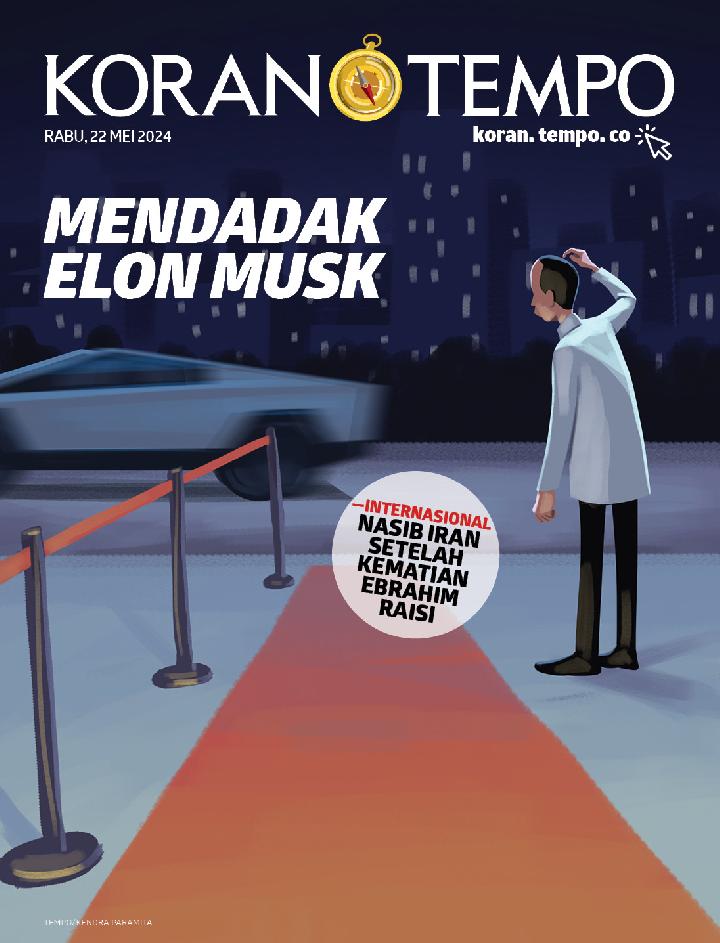Cover Koran Tempo - Edisi 2024-05-22 - Mendadak Elon Musk