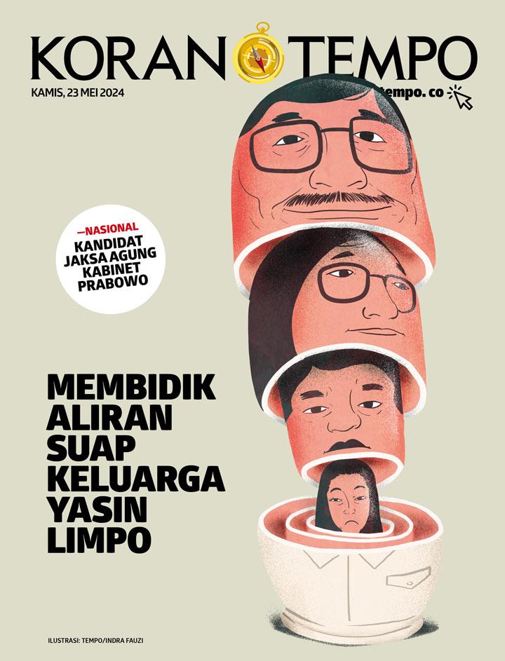 Cover Koran Tempo - Edisi 2024-05-23 -- Membidik Aliran Suap Keluarga Yasin Limpo