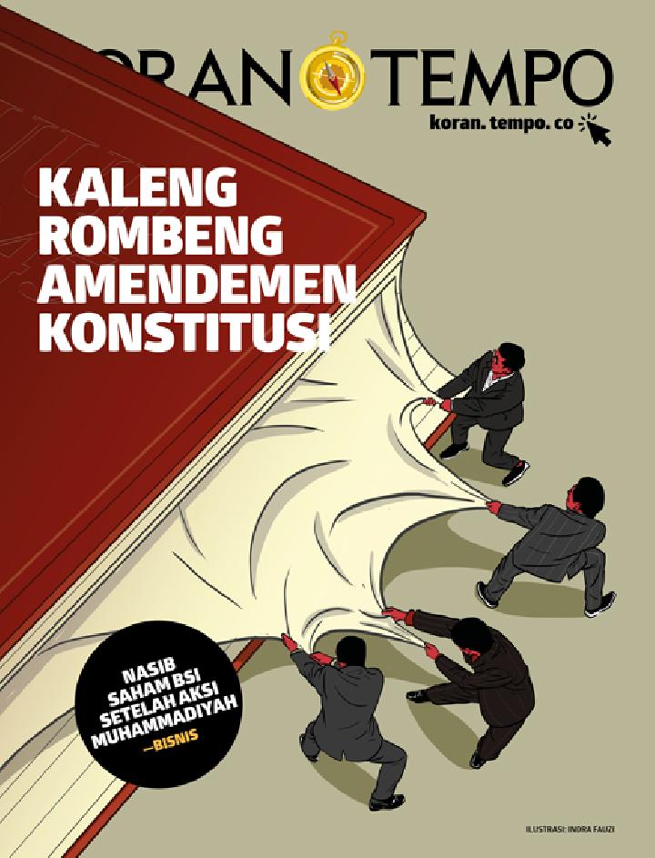 Cover Koran Tempo - Edisi 2024-06-10 -- Kaleng Rombeng Amendemen Konstitusi
