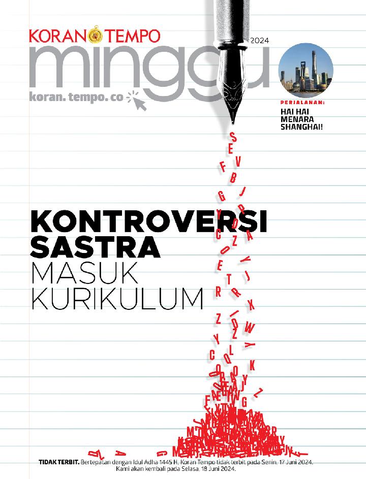 Cover Koran Tempo - Edisi 2024-06-16 -- Kontroversi Sastra Masuk Kurikulum