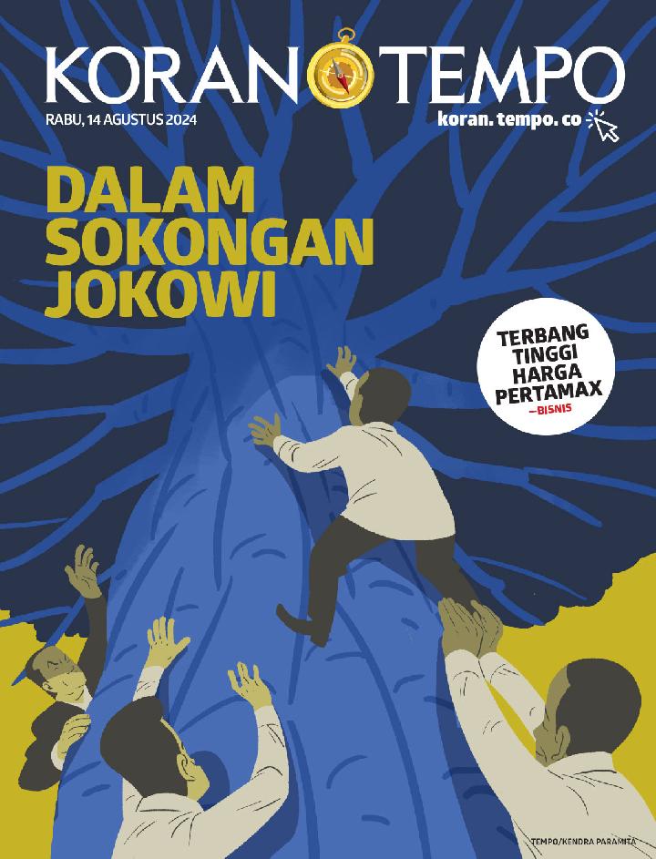 Cover Koran Tempo - Edisi 2024-08-14 -- Dalam Sokongan Jokowi