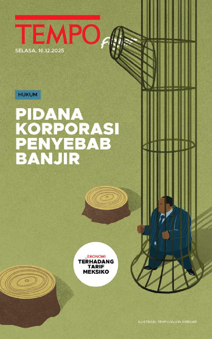Cover Koran Tempo - Pidana Korporasi Penyebab Banjir