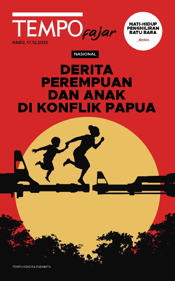 Cover Koran Tempo - Derita Perempuan dan Anak di Konflik Papua 