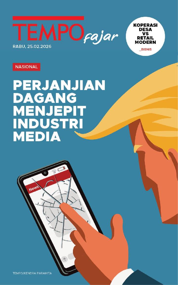 Cover Koran Tempo - Perjanjian Dagang Menjepit Industri Media