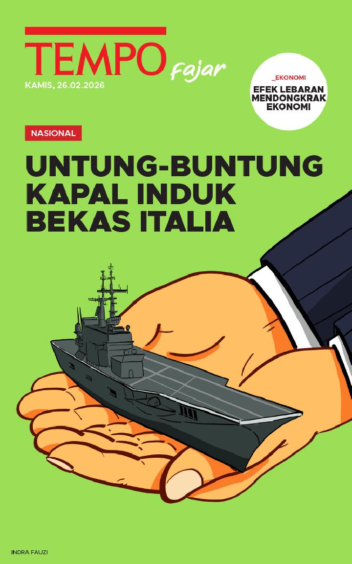 Cover Koran Tempo - Untung-Buntung Kapal Induk Bekas Italia