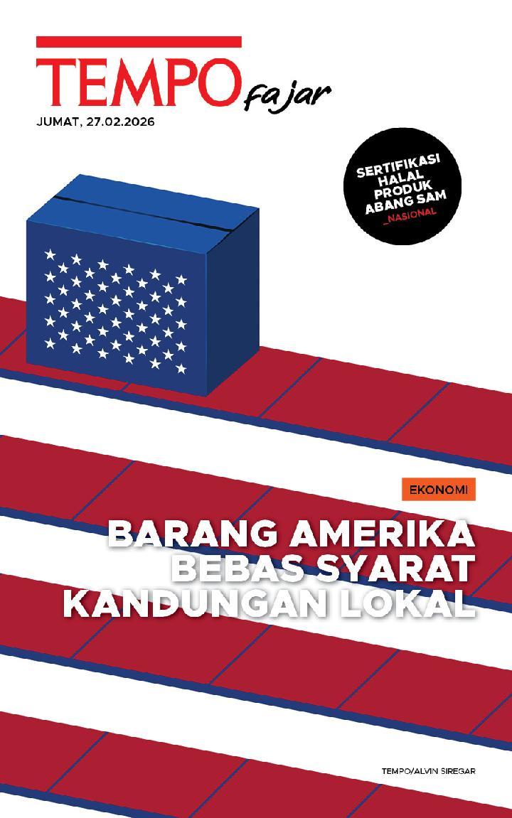 Cover Koran Tempo - Barang Amerika Bebas Syarat Kandungan Lokal