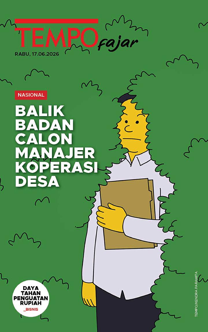 Cover Koran Tempo - Balik Badan Calon Manajer Koperasi Desa