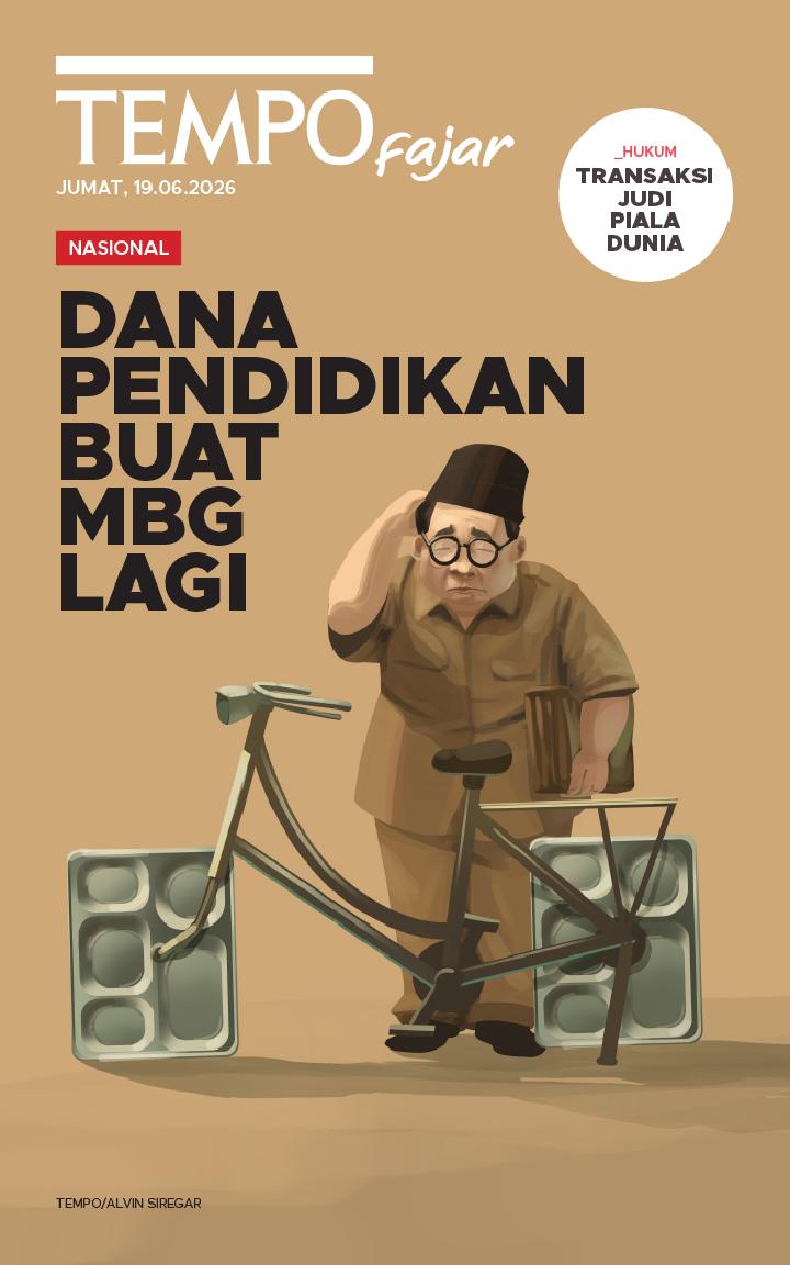 Cover Koran Tempo - Dana Pendidikan buat MBG Lagi