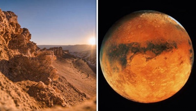 Peneliti menemukan bakteri hidup di gurun pasir minim air yang mirip Planet Mars. dailymail.co.uk
