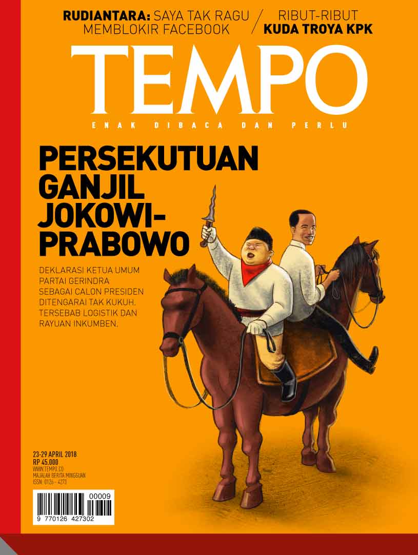 Cover Majalah Tempo - Edisi 2018-04-22