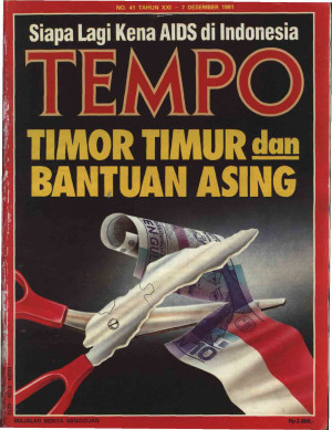 Cover Majalah Tempo - Edisi 1991-12-07
