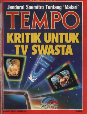 Cover Majalah Tempo - Edisi 1991-04-06