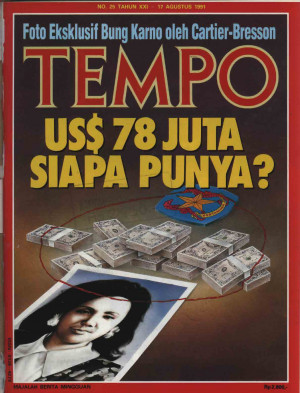Cover Majalah Tempo - Edisi 1991-08-17