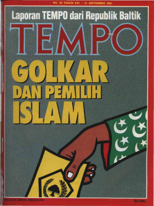 Cover Majalah Tempo - Edisi 1991-09-21