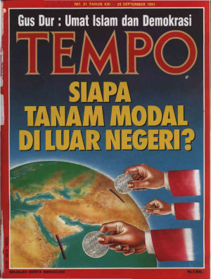 Cover Majalah Tempo - Edisi 1991-09-28