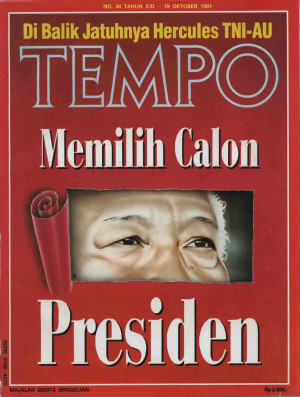 Cover Majalah Tempo - Edisi 1991-10-19