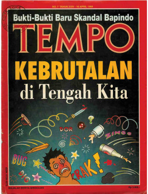 Cover Majalah Tempo - Edisi 1994-04-16