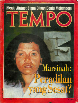 Cover Majalah Tempo - Edisi 1994-03-19