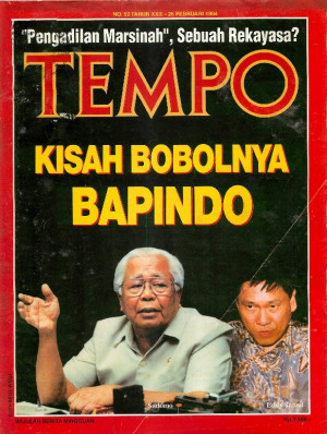 Cover Majalah Tempo - Edisi 1994-02-26